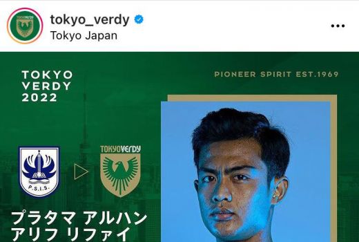 Ini Misi Arhan di Tokyo Verdy, Kembali ke J1 League! - GenPI.co JATENG