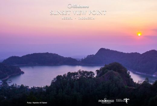 Melihat Keindahan Sunset di Puncak Danau Ngebel Ponorogo - GenPI.co JATIM