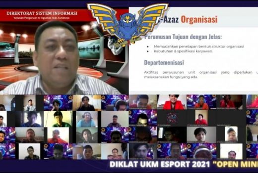 Untag Gelar Diklat UKM E-sport Secara Daring - GenPI.co JATIM