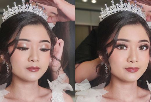 Teknik Jahit dan Obras Pertegas Mata Pengantin Modern-Internasion - GenPI.co JATIM