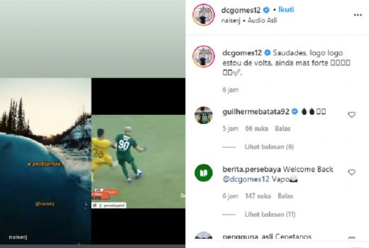 Sinyal Kembalinya Diogo Campos ke Persebaya - GenPI.co JATIM