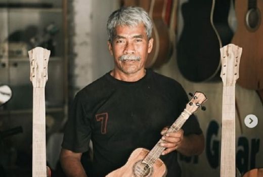 Bambu Jawa Guitar Kediri, Nada Merdu di Sela Bilah Bambu - GenPI.co JATIM