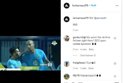 Loris Posting Gol Saat Bersama Persela, Sinyal Kembali? - GenPI.co JATIM