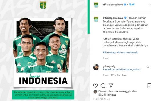 5 Pemain Persebaya Gabung Timnas, Terbanyak Dibanding Klub Lain - GenPI.co JATIM