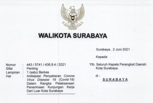 Aturan Wali Kota Eri Benar-benar Mengawasi Ketat Tamu ke Surabaya - GenPI.co JATIM