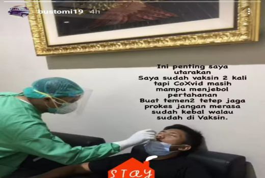 Ahmad Bustomi Umumkan Positif Covid-19 - GenPI.co JATIM