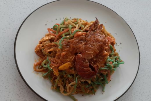 Mie Pelangi, Mie Sehat Dari Sayuran - GenPI.co JATIM
