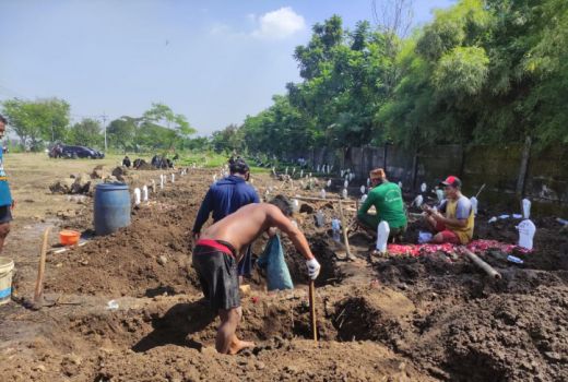 Insentif Fantastis Penggali Makam Covid-19 di Sidoarjo Dicairkan - GenPI.co JATIM
