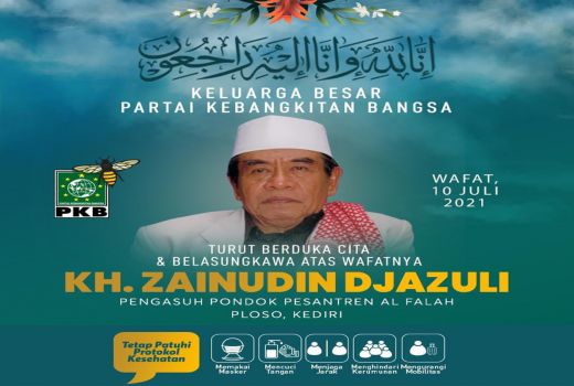 KH Zainuddin Djazuli Wafat, Gus AMI: Bendera PKB Setengah Tiang - GenPI.co JATIM