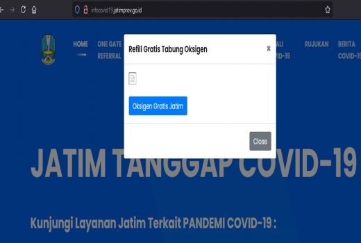 Cara Isi Ulang Oksigen Gratis Pemprov Jatim - GenPI.co JATIM