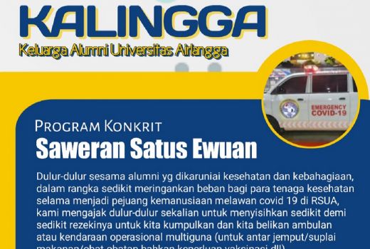 Kalingga Saweran Satus Ewuan untuk Bantu Penanganan Covid-19 - GenPI.co JATIM