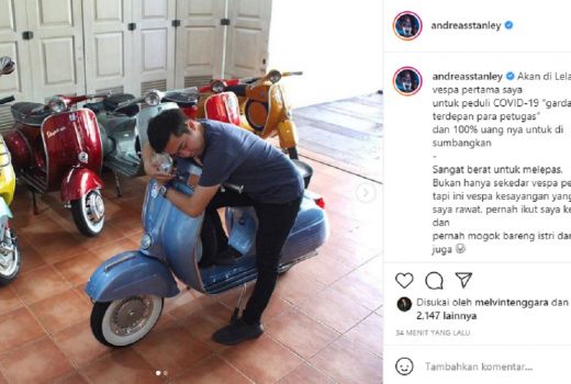 Lelang Vespa Kesayangan, Alasan Cray Rich Surabaya Mengharukan - GenPI.co JATIM