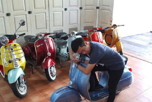 Lelang Vespa Crazy Rich Surabaya Laku Ratusan Juta Rupiah - GenPI.co JATIM