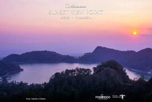 Sunset Indah di Telaga Ngebel Ponorogo Bikin Betah - GenPI.co JATIM