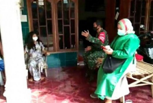 Kisah Babinsa di Nganjuk, Sempat Ditolak saat Tracing Kontak Erat - GenPI.co JATIM