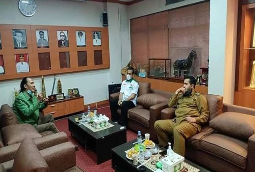 Pengkot Taekwondo Sowan Wali Kota Probolinggo - GenPI.co JATIM