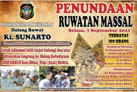 Masih Terapkan PPKM Level 4, Ruwatan Massal Ditunda - GenPI.co JATIM