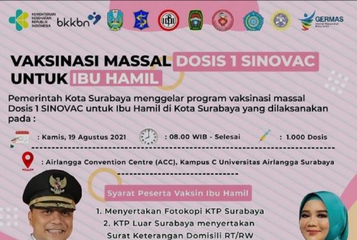 Hari ini Ibu Hamil Surabaya Divaksin, Berikut Kriterianya - GenPI.co JATIM