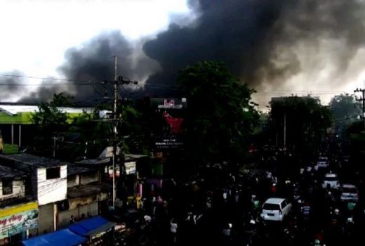 Kebakaran di Pasar Kembang Surabaya, Api Sudah Padam - GenPI.co JATIM