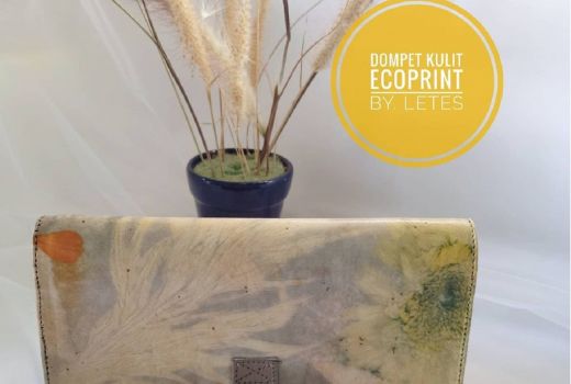 Letes Carft Ciptakan Tas dan Sepatu Motif Ecoprint Berbahan Kulit - GenPI.co JATIM