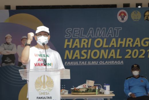 Unesa Gelar Upacara Haornas Tak Biasa - GenPI.co JATIM