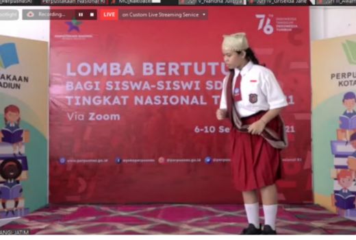 Hebat! Pelangi Tunjung K Juara 1 Lomba Bertutur Nasional - GenPI.co JATIM