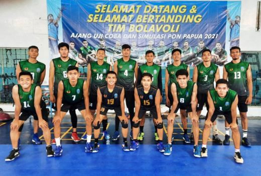 Voli Putra Jatim Optimis Pertahankan Emas PON - GenPI.co JATIM