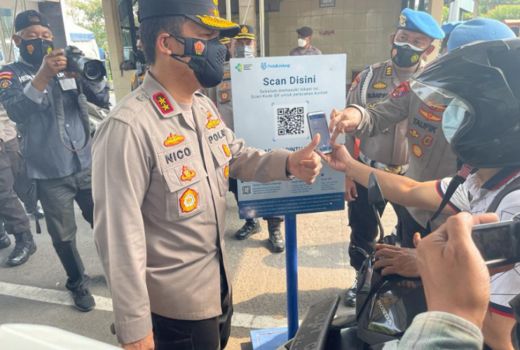 Mapolda Jatim Wajibkan Scan Pedulilindungi Sebelum Masuk - GenPI.co JATIM