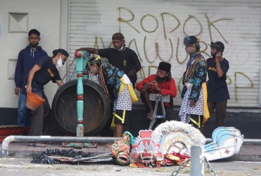 Aksi Nyata Komunitas Satus Repes Kota Malang Jaga Kayutangan - GenPI.co JATIM