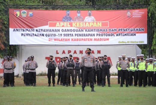 Polres Madiun Kota Gelar Operasi Yustisi, Tegakkan Prokes - GenPI.co JATIM