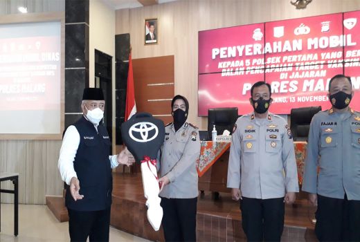 5 Polsek di Malang Dapat Mobil Operasional, Simak Alasannya - GenPI.co JATIM