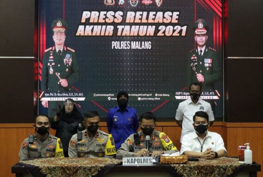 1258 Kejahatan di Kabupaten Malang Tertungkap Selama 2021 - GenPI.co JATIM