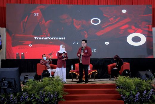 Bekali Mahasiswa UMM, Erick Thohir: Jangan jadi Generasi Rebahan - GenPI.co JATIM