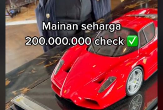Crazy Rich Surabaya Perlihatkan Miniatur Ferrari Harga Rp200 Juta - GenPI.co JATIM