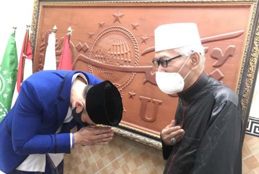 AHY Silaturahmi ke Kediaman Rais Aam PBNU, Minta Nasihat - GenPI.co JATIM