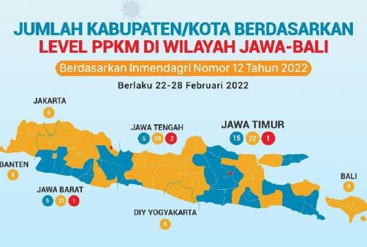 Status PPKM Terbaru, Satu Daerah di Jatim Level 4, ini Daftarnya - GenPI.co JATIM