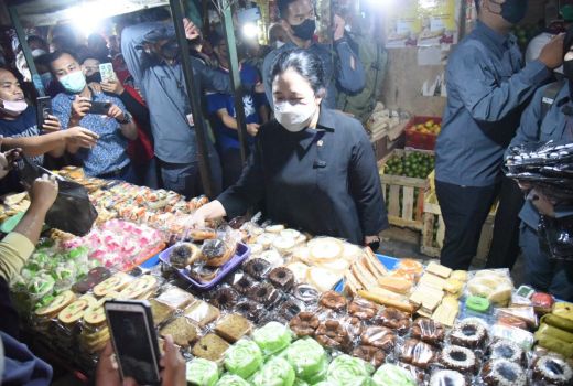 Tengok Keseruan Puan Maharani Masuk Pasar Tambahrejo Surabaya - GenPI.co JATIM