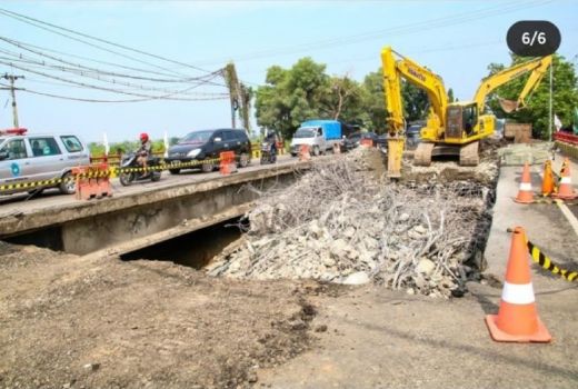 Jembatan Ngaglik Lamongan Selesai Sebelum Pelaksanaan Mudik - GenPI.co JATIM