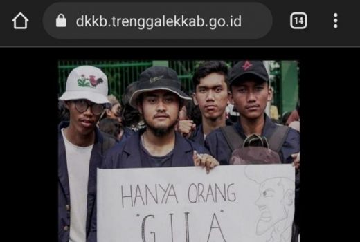 Hacker Demo di Dunia Maya, Website Pemkab Trenggalek jadi Korban - GenPI.co JATIM