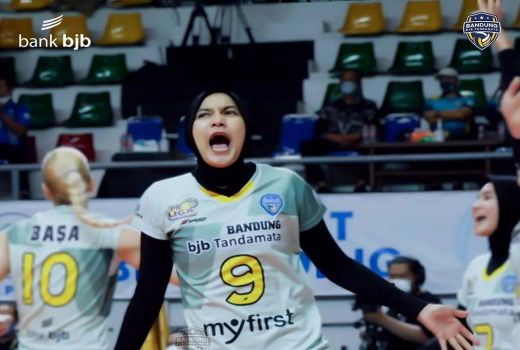 Bidadari Kediri, Auranya Semakin Terpancar di Lapangan Voli - GenPI.co JATIM