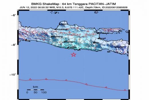 Gempa Mengguncang Pacitan, Tak Berpotensi Tsunami - GenPI.co JATIM