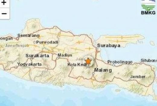 Mojokerto Diguncang Gempa, Titik Pusatnya Sebelah Tenggara - GenPI.co JATIM