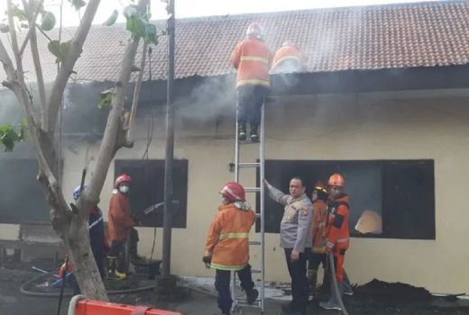 Fakta-Fakta Kebakaran di Polres Kediri Kota - GenPI.co JATIM