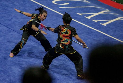 Bidadari Jatim, Atlet Wushu, Pesonanya Terpancar di Lapangan - GenPI.co JATIM