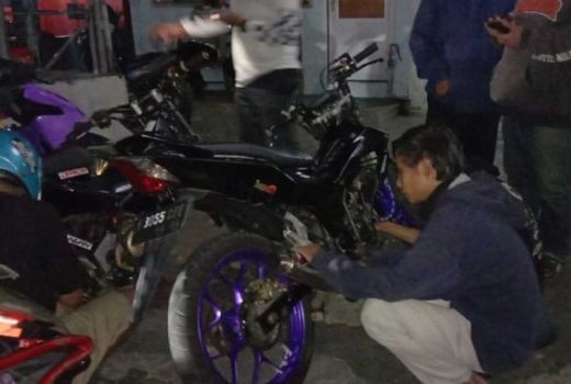 Bikin Sakit Telinga, 30 Motor Dikandang di Mapolresta Malang Kota - GenPI.co JATIM