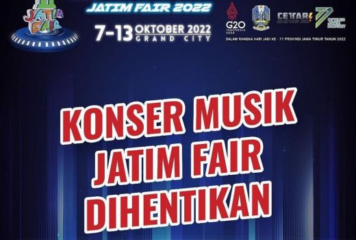 Konser Musik Jatim Fair Diberhentikan, ini Cara Refund Tiketnya - GenPI.co JATIM