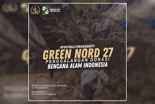 Salut! Green Nord Buka Donasi Bencana Alam Indonesia, Tembus Rp 9 Juta - GenPI.co JATIM