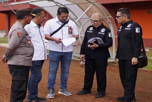 Tim Risk Assesment Polri Tinjau Stadion Pamelingan, Madura United Siap Berbenah - GenPI.co JATIM