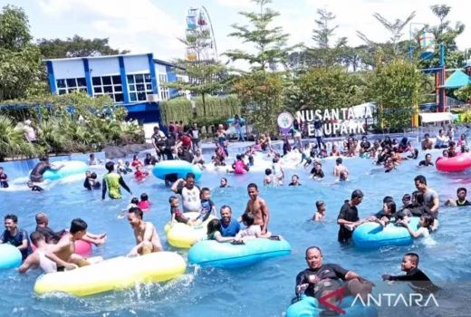 Kunjungan Wisatawan Air Nusantara Edupark Madiun Membeludak Libur Lebaran 2023 - GenPI.co JATIM