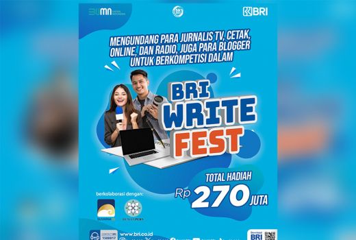 BRI Write Fest Berhadiah Ratusan Juta hingga Berpeluang Dapat Beasiswa S2 - GenPI.co JATIM